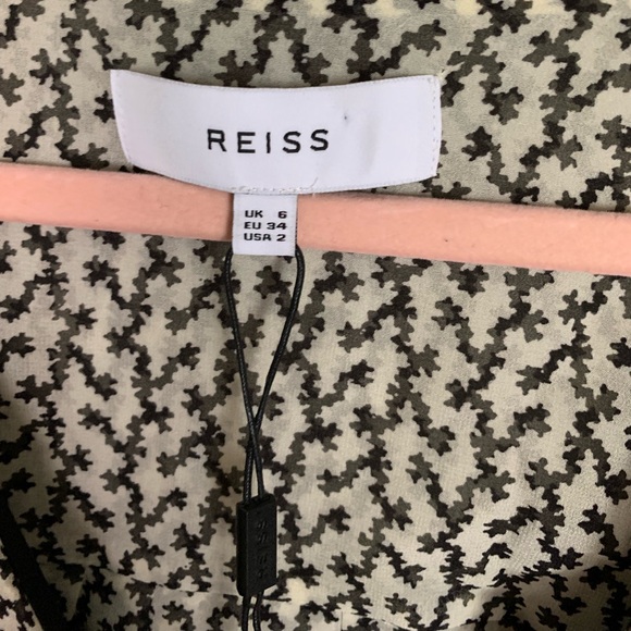 Reiss NWT | Paris Chiffon Ruffle Mini Dress 2 - Picture 7 of 12